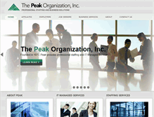 Tablet Screenshot of peakorg.com